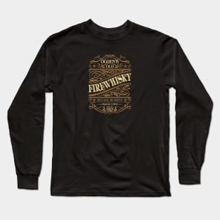 Ogden's Old Firewhisky Label Long Sleeve T-Shirt